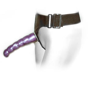 BAILE - PETTORINA ANALE E VAGINALE FEMMINILE LILLA PUNTO G 17 CM – Imbracature senza vibrazioni – foto 3