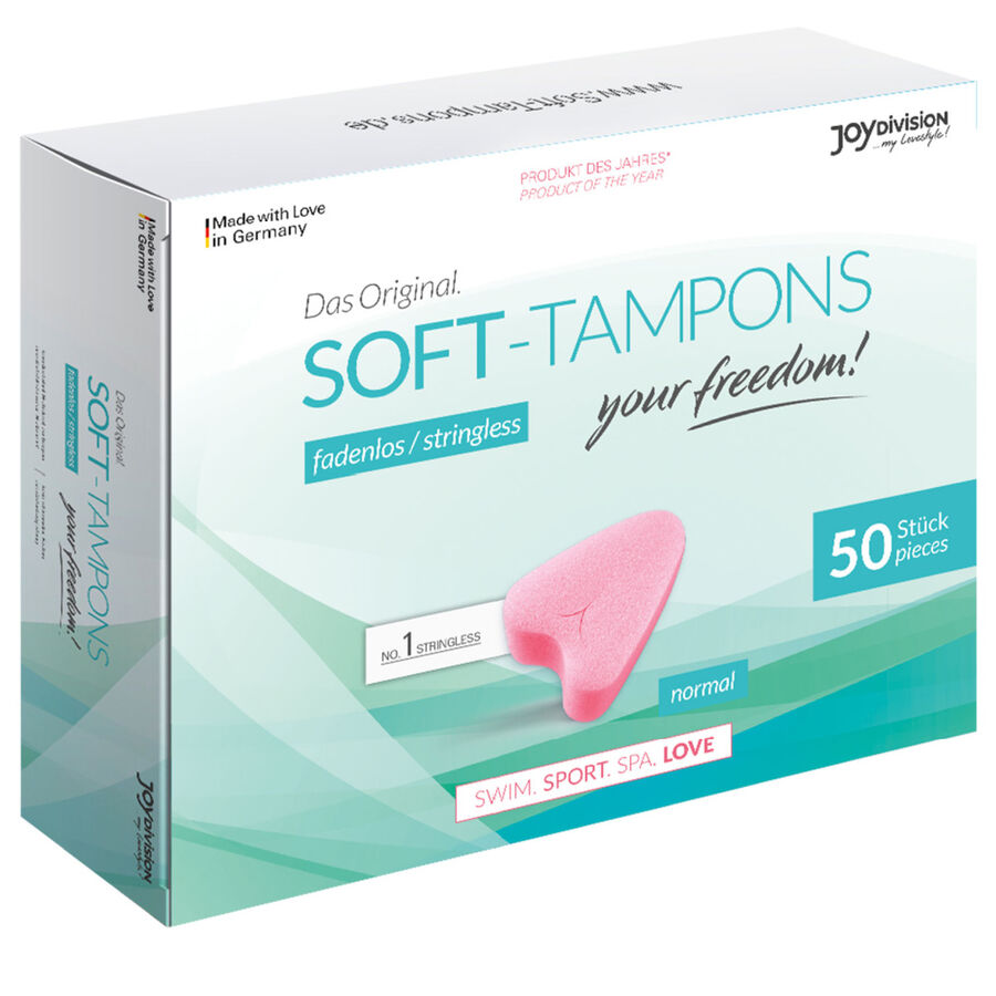 JOYDIVISION SOFT-TAMPONS - TAMPONI MORBIDI ORIGINALI 50 UDS – Tampone igienico