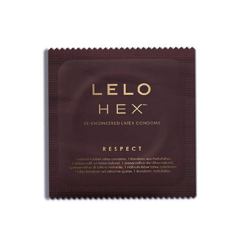 LELO - PRESERVATIVI ESAGONALI RESPECT XL CONFEZIONE DA 3 – Taglia XL (grande) – foto 2