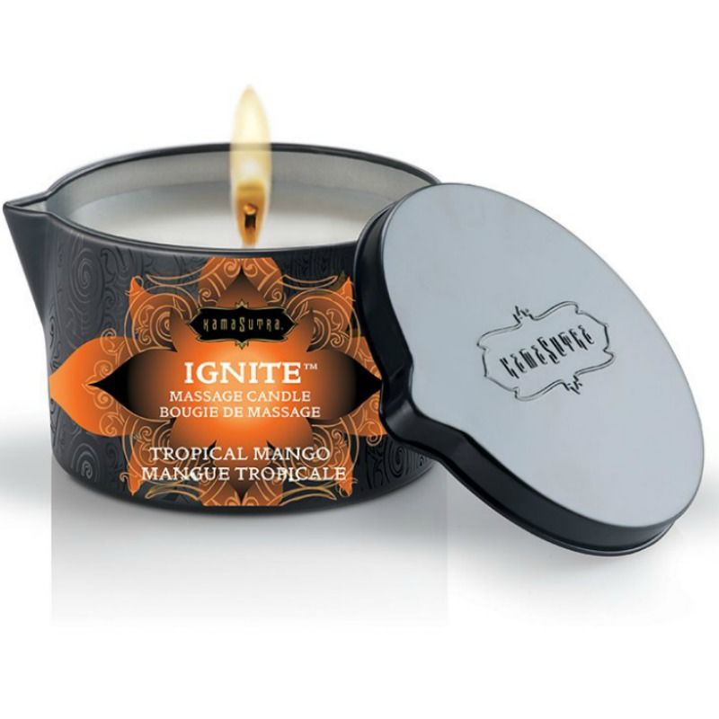 KAMASUTRA - CANDELA DA MASSAGGIO KAMASUTRA - MANICO TROPICALE 170 GR – Candele da massaggio