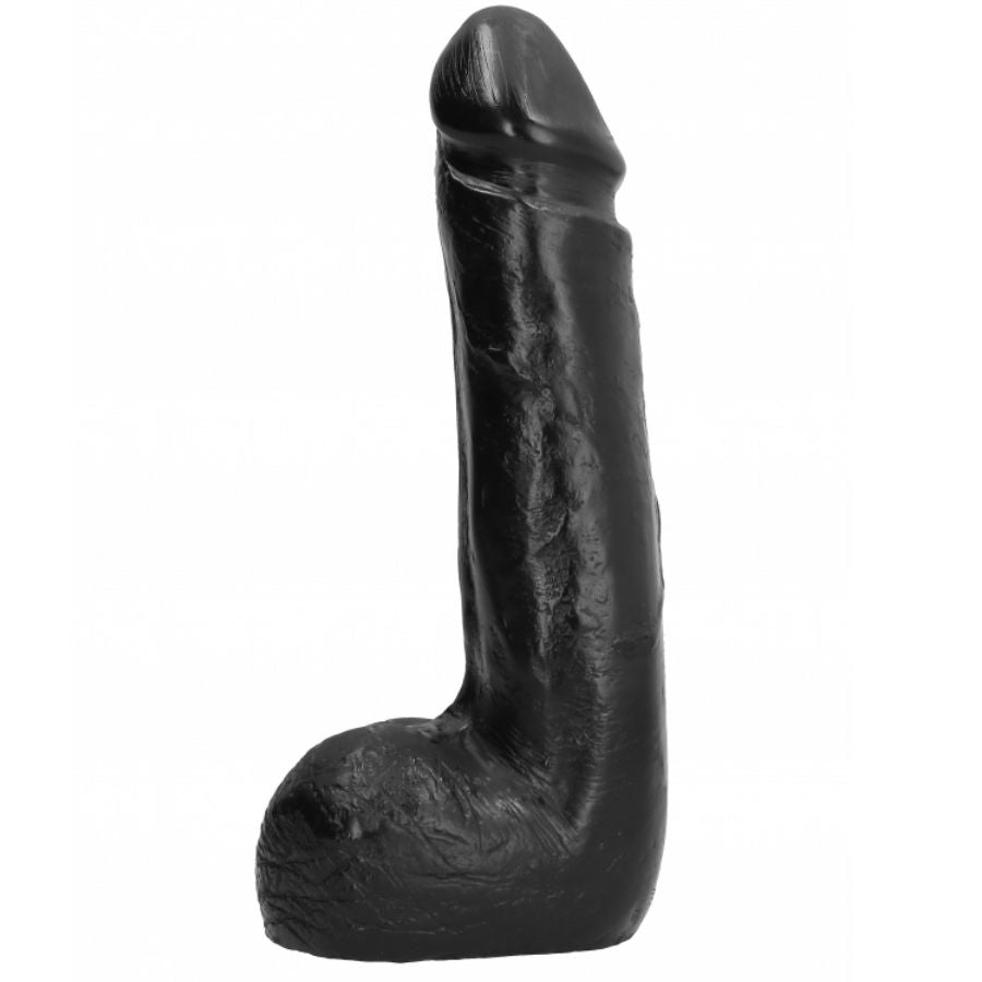 ALL BLACK - DILDO REALISTICO NERO MORBIDO 20 CM – Peni realistici – foto 2