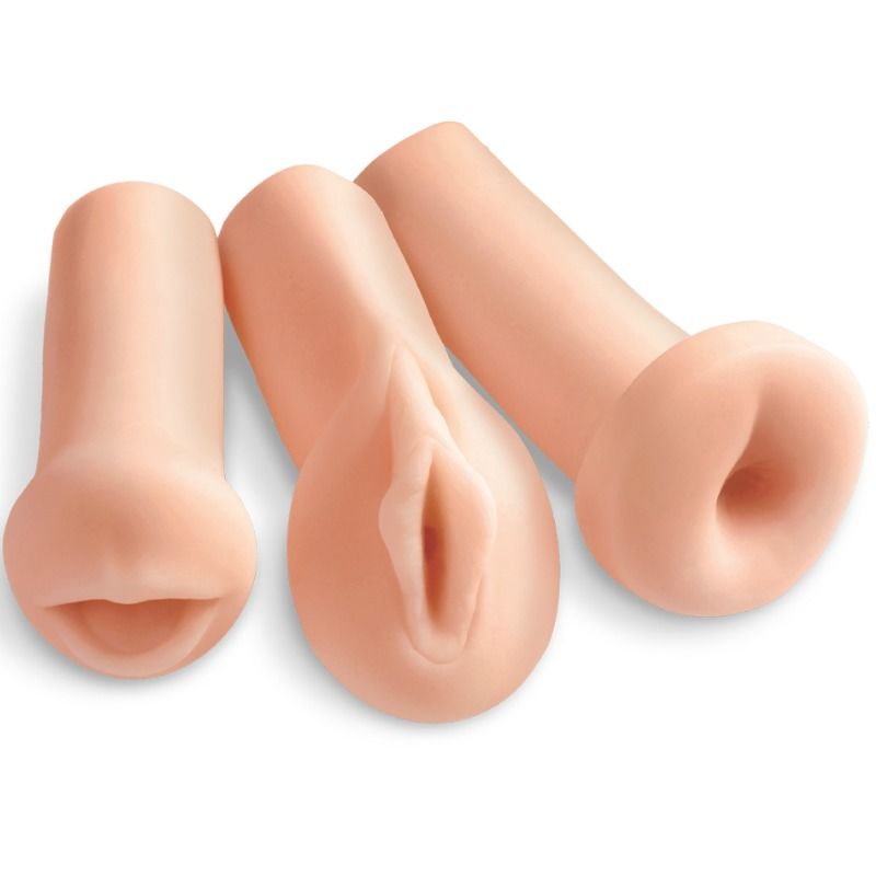 EXTREME TOYZ - KIT 3 MASTURBATORI ALL 3 FORI – kit Sex Toys – foto 3