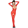PASSION - WOMAN BS031 BODYSTOCKING ROSSO TAGLIA UNICA – Bodystocking