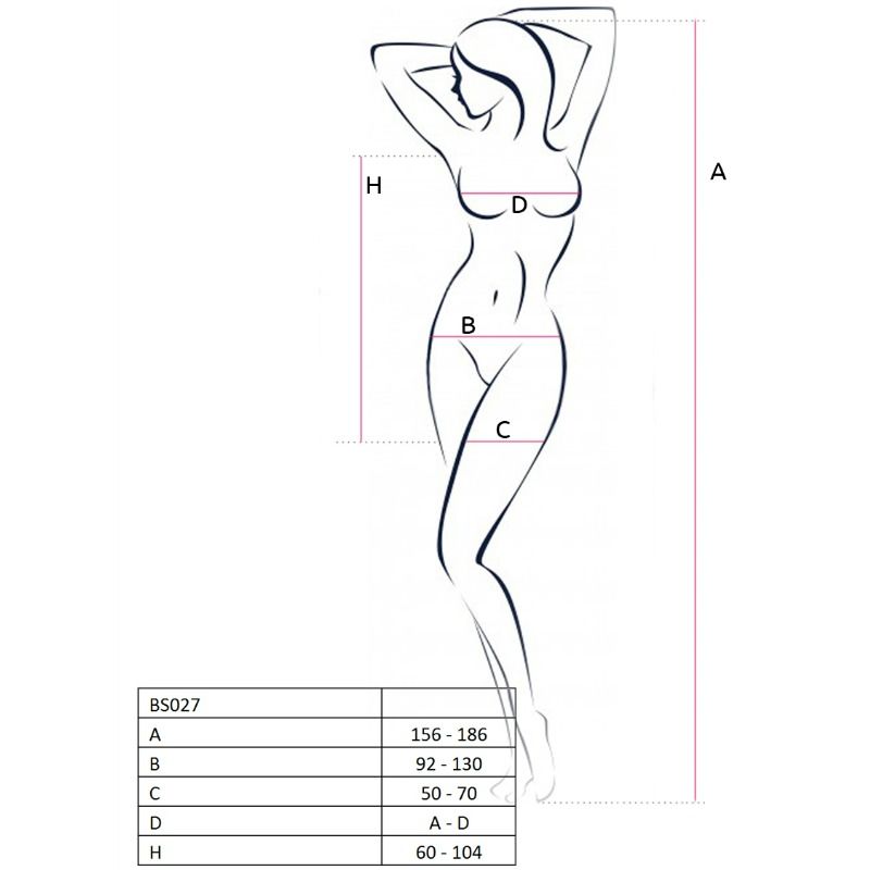 PASSION - WOMAN BS027 ABITO NERO STILE BODYSTOCKING TAGLIA UNICA – Abiti sexy – foto 3