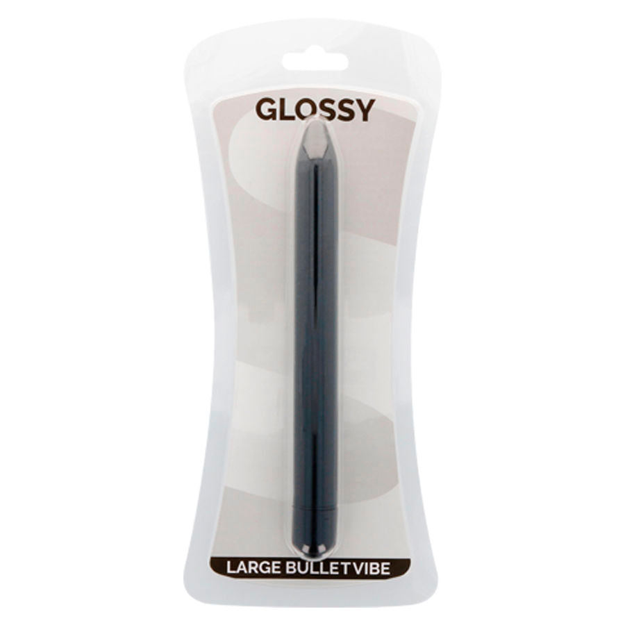GLOSSY - VIBRATORE SLIM NERO – Mini vibratori – foto 3