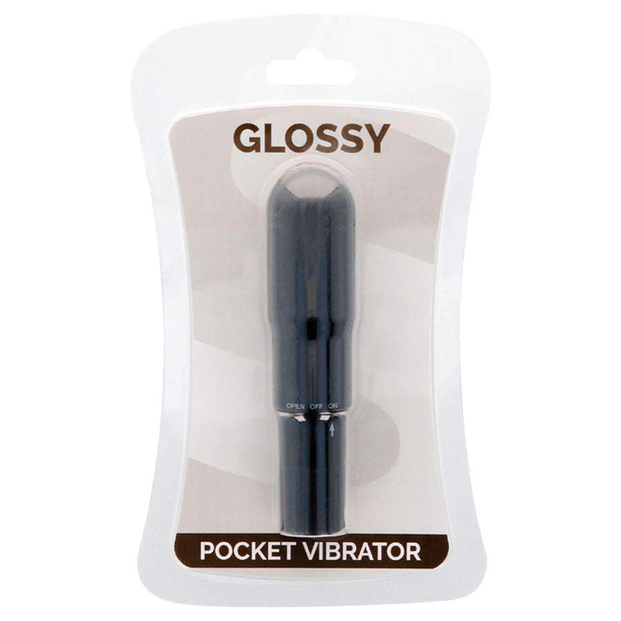 GLOSSY - VIBRATORE TASCABILE NERO – Mini vibratori – foto 3