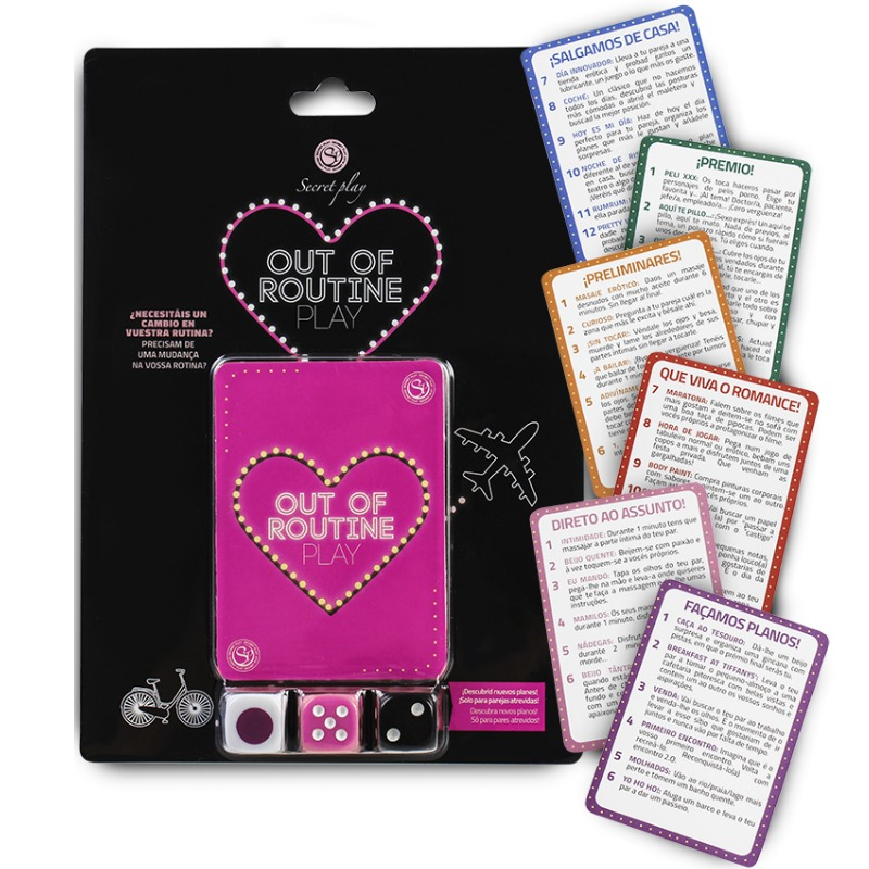 SECRETPLAY - GIOCO CAMBIA LA TUA ROUTINE VERSIONE FUORI ROUTINE (ES/EN) – Gioco dei dadi
