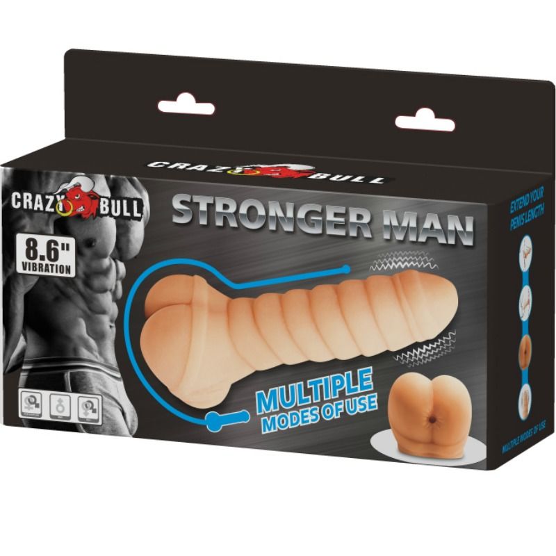 CRAZY BULL - PENE MULTIFUNZIONE 21.8 CM – Vari masturbatori – foto 5
