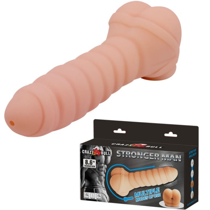 CRAZY BULL - PENE MULTIFUNZIONE 21.8 CM – Vari masturbatori – foto 4