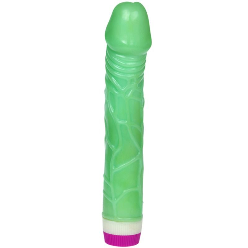 BAILE - VIBRATORE ONDE DI PIACERE 23 CM VERDE – Vibratori realistici – foto 2