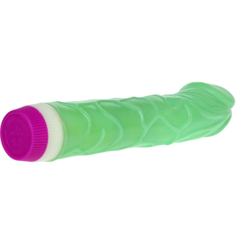 BAILE - VIBRATORE ONDE DI PIACERE 23 CM VERDE – Vibratori realistici – foto 3