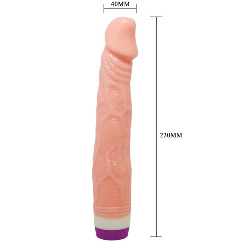 BAILE - VIBRATORE NATURALE REALISTICO 22 CM – Vibratori realistici – foto 3