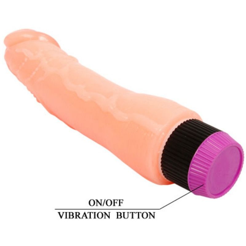 BAILE - VIBRATORE REALISTICO FLESSIBILE NATURALE 24 CM – Vibratori realistici – foto 6