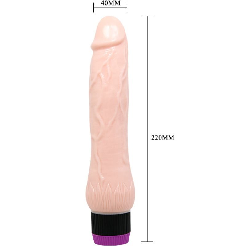 BAILE - ADOUR CLUB VIBRATORE REALISTICO BASE LARGA 22 CM – Vibratori realistici – foto 3
