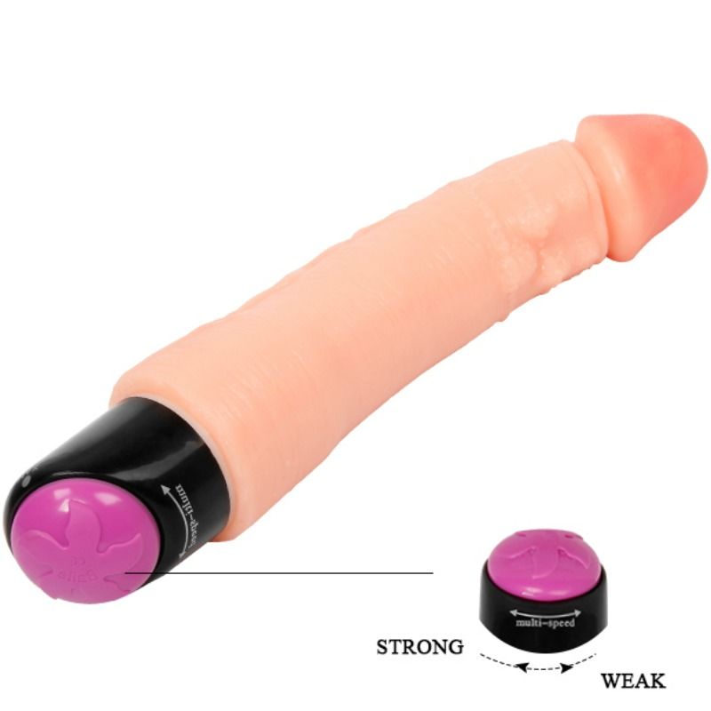 BAILE - VIBRATORE FLESSIBILE REALISTICO 25 CM – Vibratori realistici – foto 3