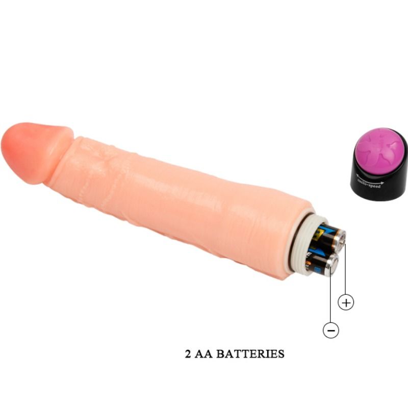 BAILE - VIBRATORE FLESSIBILE REALISTICO 25 CM – Vibratori realistici – foto 4