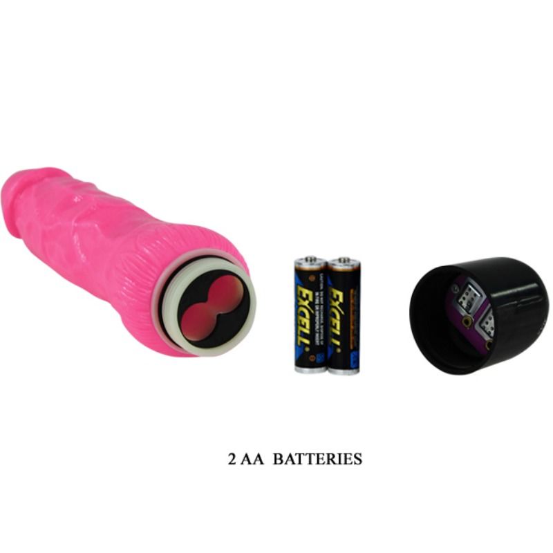 BAILE - VIBRATORE SESSO REALISTICO COLORATO ROSA 24 CM – Vibratori realistici – foto 3