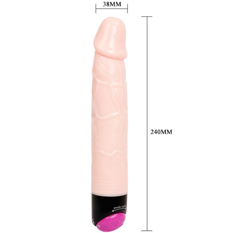 BAILE - VIBRAZIONE E ROTAZIONE SESSUALE COLORATA 24 CM – Vibratori realistici – foto 3