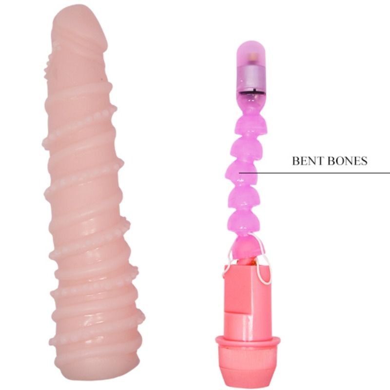 BAILE - VIBRATORE SENSUALE A SPIRALE FLEXI VIBE 19.5 CM – Vibratori a punto G – foto 4