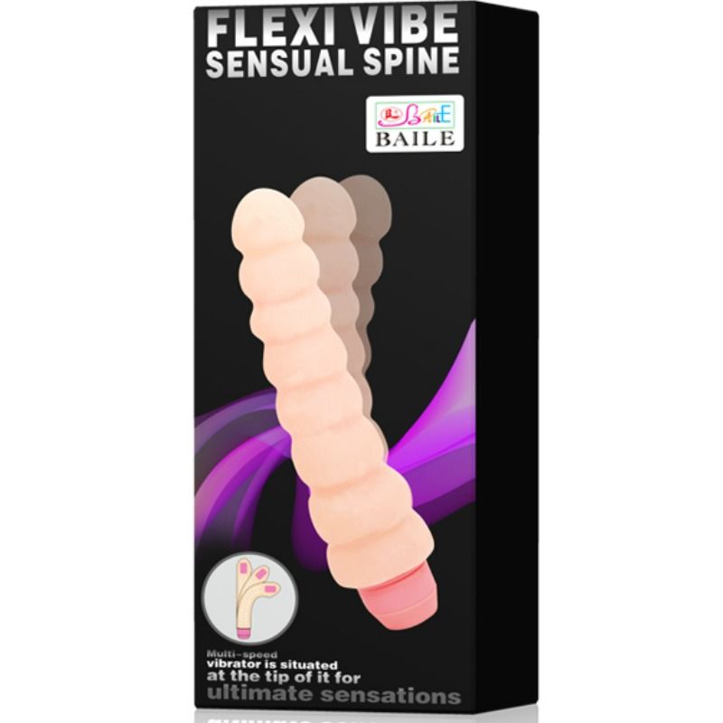 BAILE - VIBRATORE FLESSIBILE FLEXI VIBE SENSUAL SPINE 19 CM – Rotatori vibranti – foto 6
