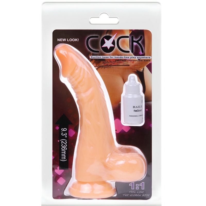 BAILE - DILDO DI CAZZO REALISTICO CON VIBRAZIONE – Vibratori realistici – foto 6