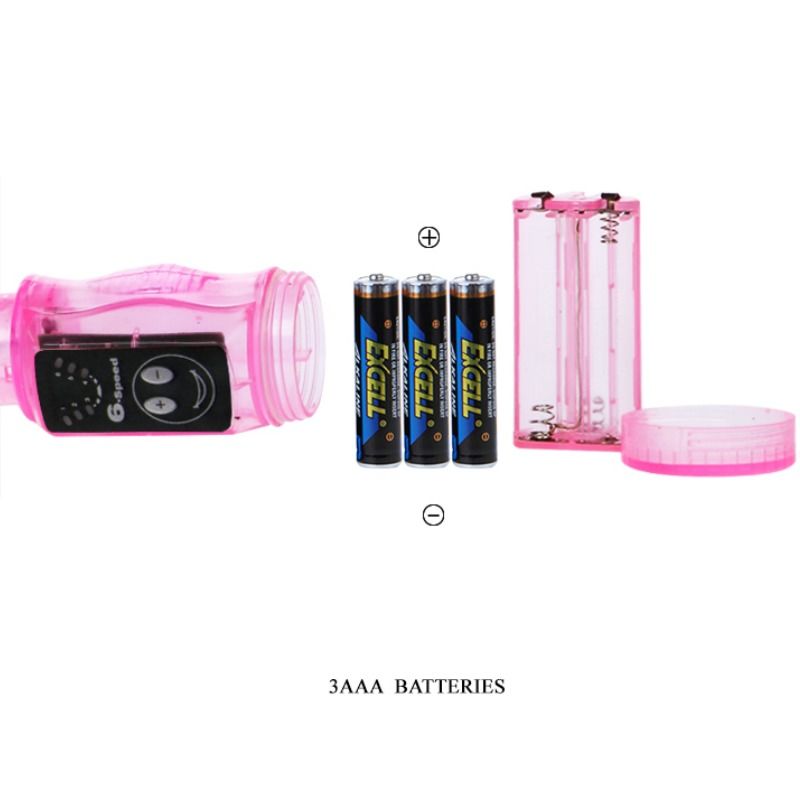 BAILE - STIMOLATORE DISTORTION TRIPLO ROSA – Vibratori a punto G – foto 4