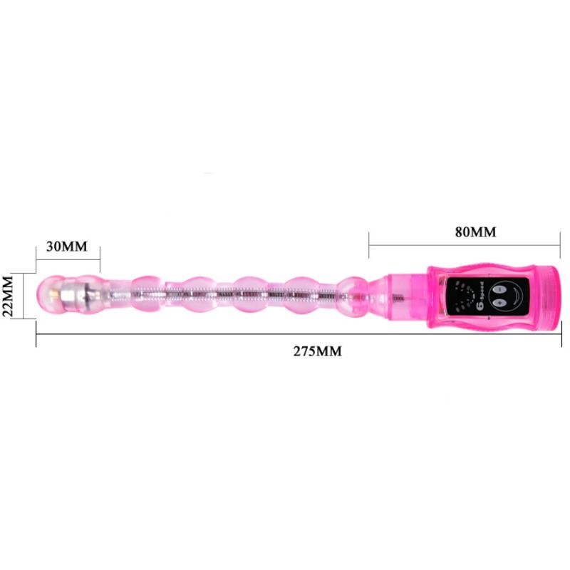 BAILE - STIMOLATORE DISTORTION TRIPLO ROSA – Vibratori a punto G – foto 5