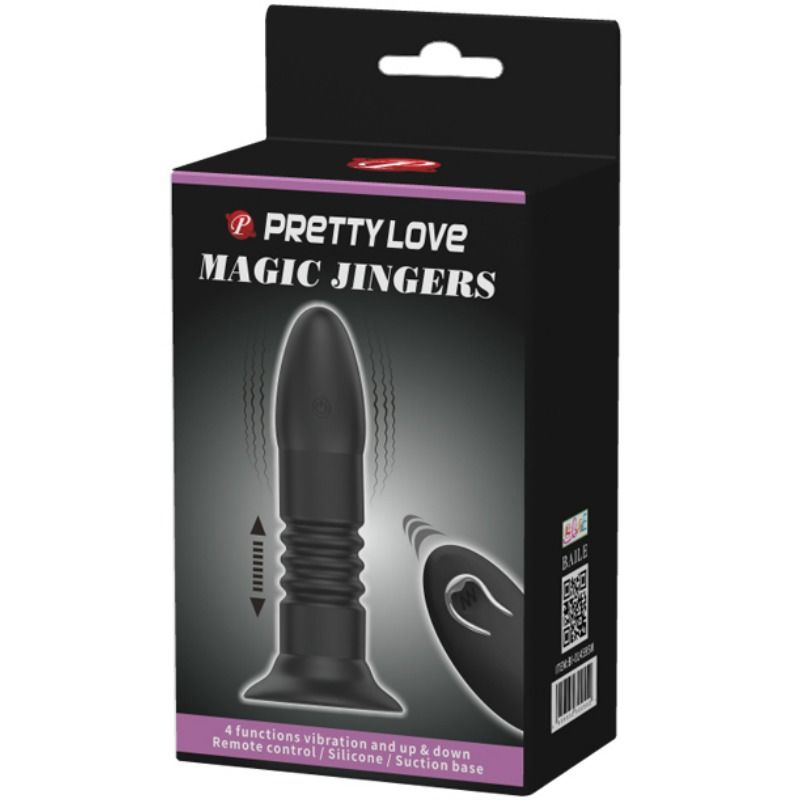 PRETTY LOVE - PLUG MAGIC JINGER SU E GIÙ E VIBRAZIONE – Telecomando – foto 7