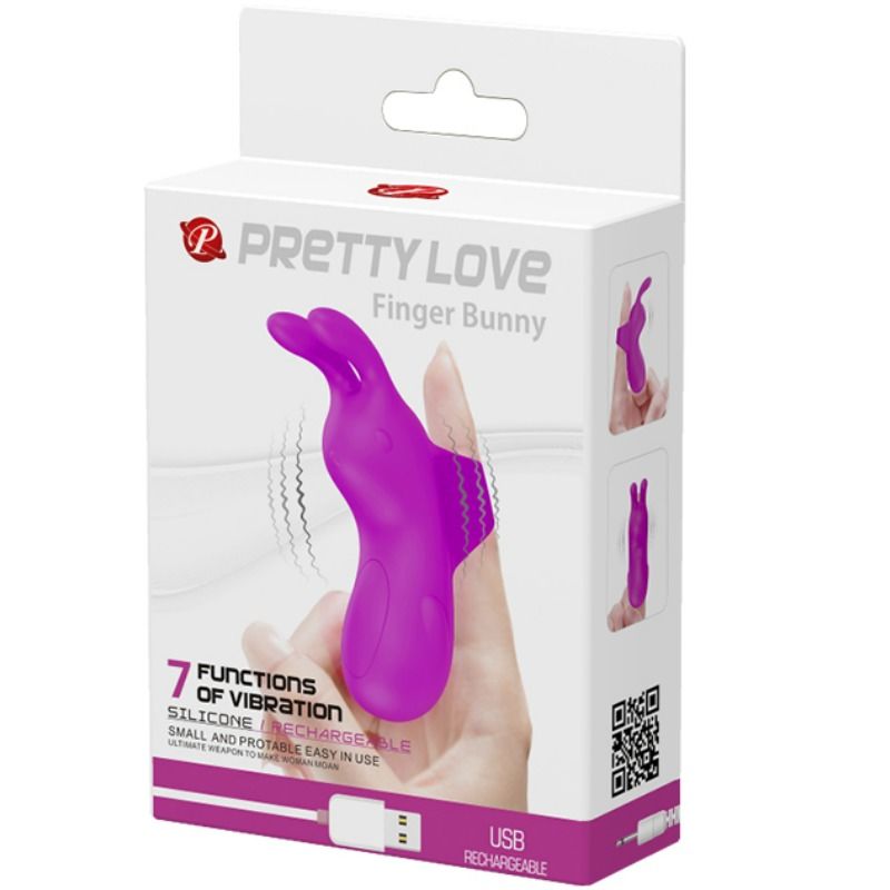 PRETTY LOVE - DITALE RICARICABILE INTELLIGENTE CON CONIGLIO – Vibratori da dito – foto 6