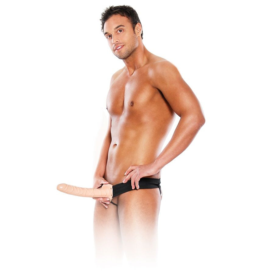 FETISH FANTASY SERIES - DREAM HOLLOW STRAP-ON 25,4 CM – Estensore del pene con imbracatura – foto 3