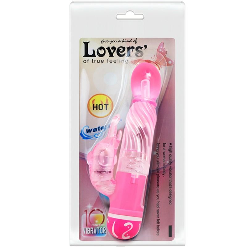 BAILE - VIBRATORE MULTIVELOCIT CON STIMOLATORE ROSA – Vibratori di coniglio – foto 8