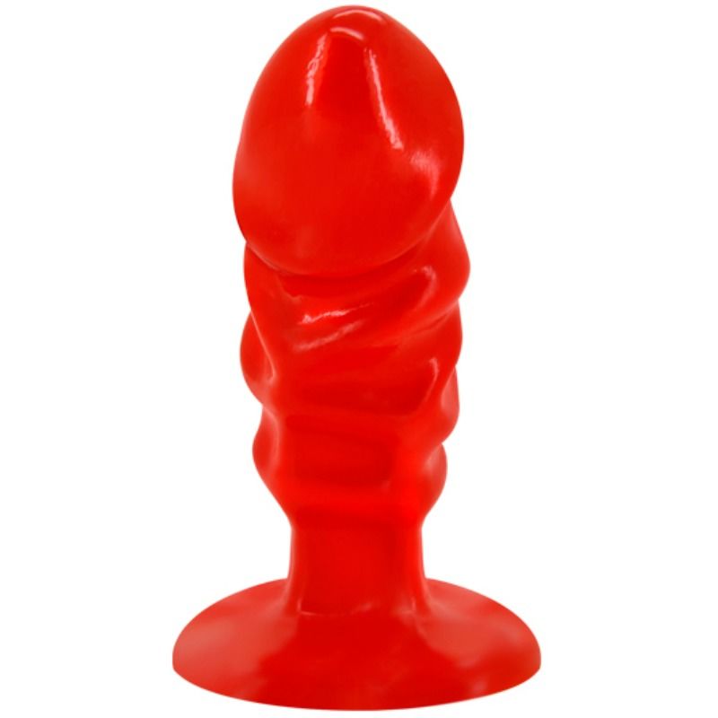 BAILE - PLUG ANALE UNISEX CON VENTOSA ROSSA – Tappi anali