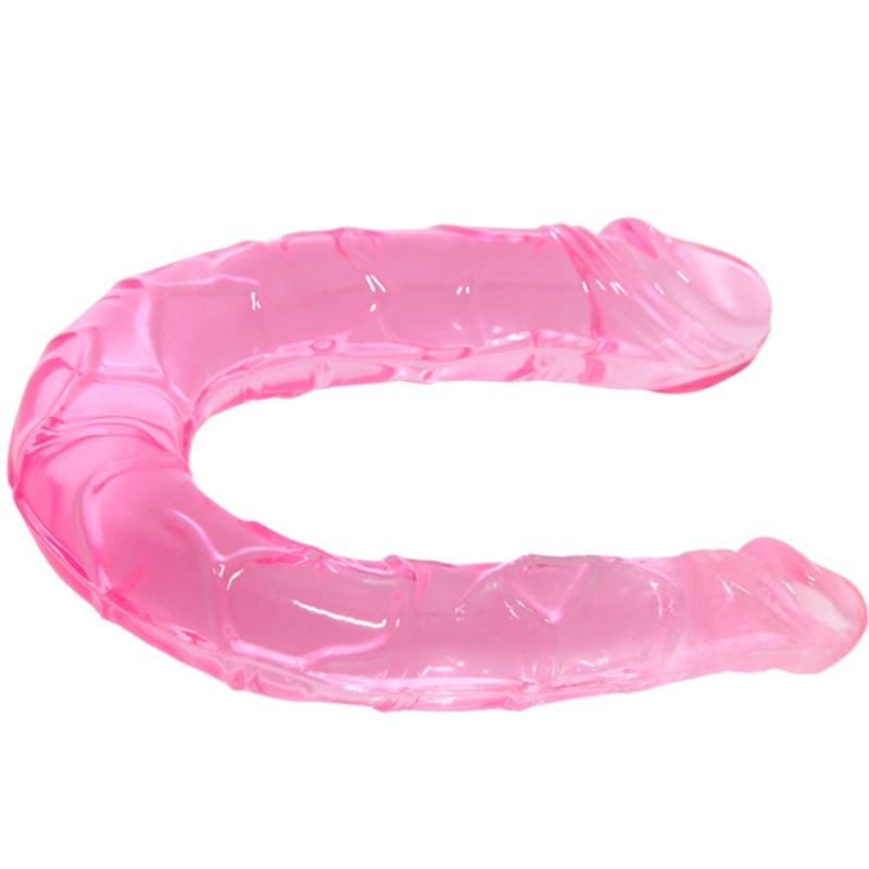 BAILE - DOPPIO DONG DOPPIO DILDO ROSA – Falli senza vibrazioni – foto 2