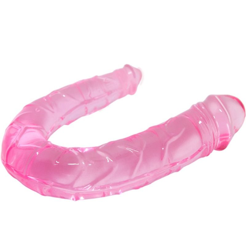 BAILE - DOPPIO DONG DOPPIO DILDO ROSA – Falli senza vibrazioni – foto 3