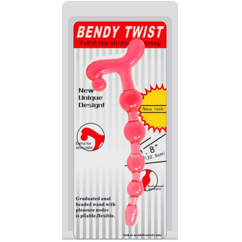 BAILE - SFERE ANAL ROSSE FLESSIBILI TWIST – Dildo anali – foto 4