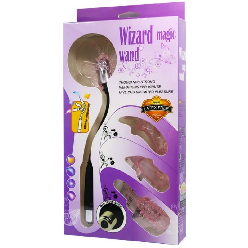 BAILE - STIMOLATORE BACCHETTA MAGICA WIZARD CON VIBRAZIONE – Stimolatori – foto 5