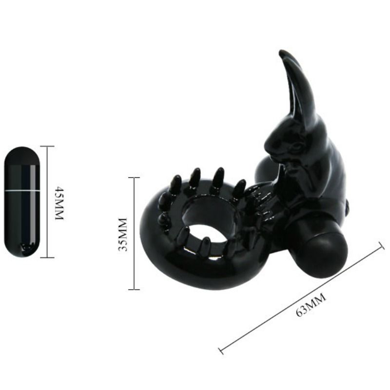 BAILE - ANELLO SWEET ANELLO CON CONIGLIO – Cockring con vibrazione – foto 5