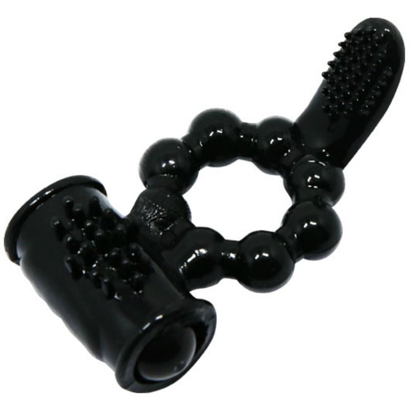 BAILE - ANELLO SWEET ANELLO CON DOPPIO STIMOLATORE – Cockring con vibrazione