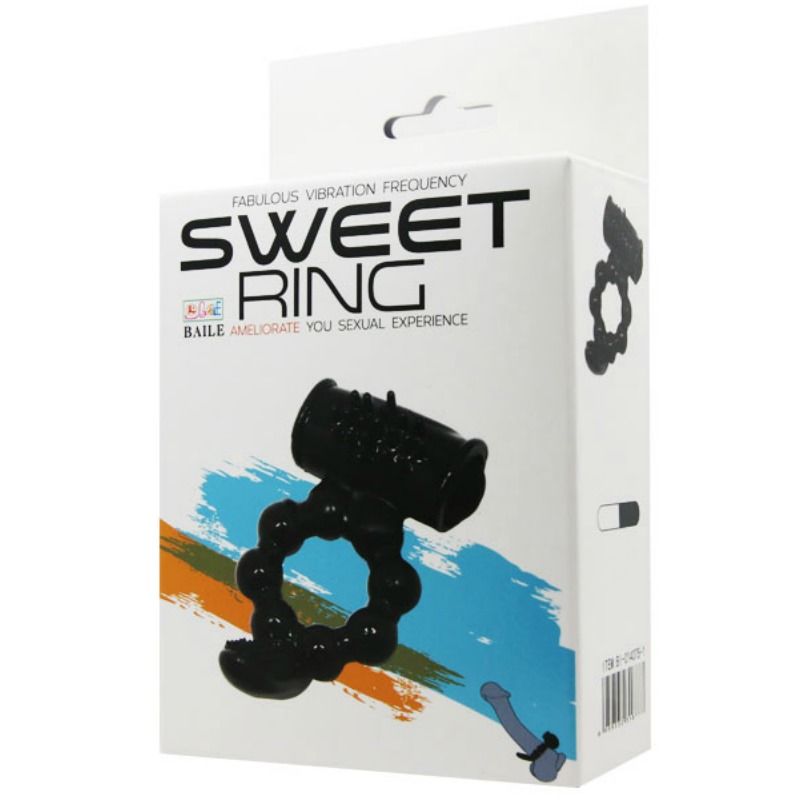 BAILE - ANELLO SWEET ANELLO CON DOPPIO STIMOLATORE – Cockring con vibrazione – foto 7