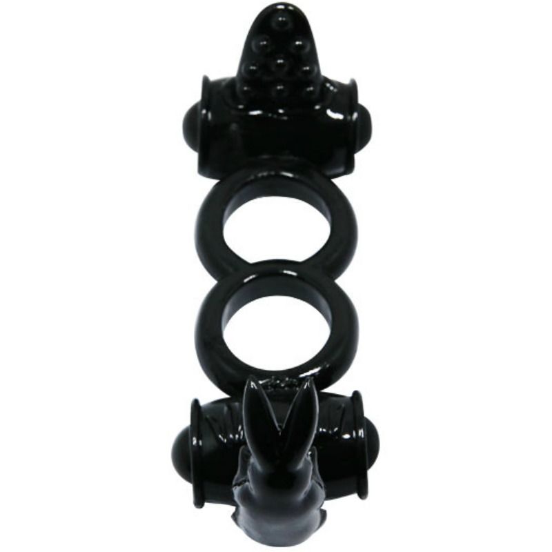 BAILE - ANELLO SWEET ANELLO DOPPIO CON DOPPIO CONIGLIO – Cockring con vibrazione – foto 2