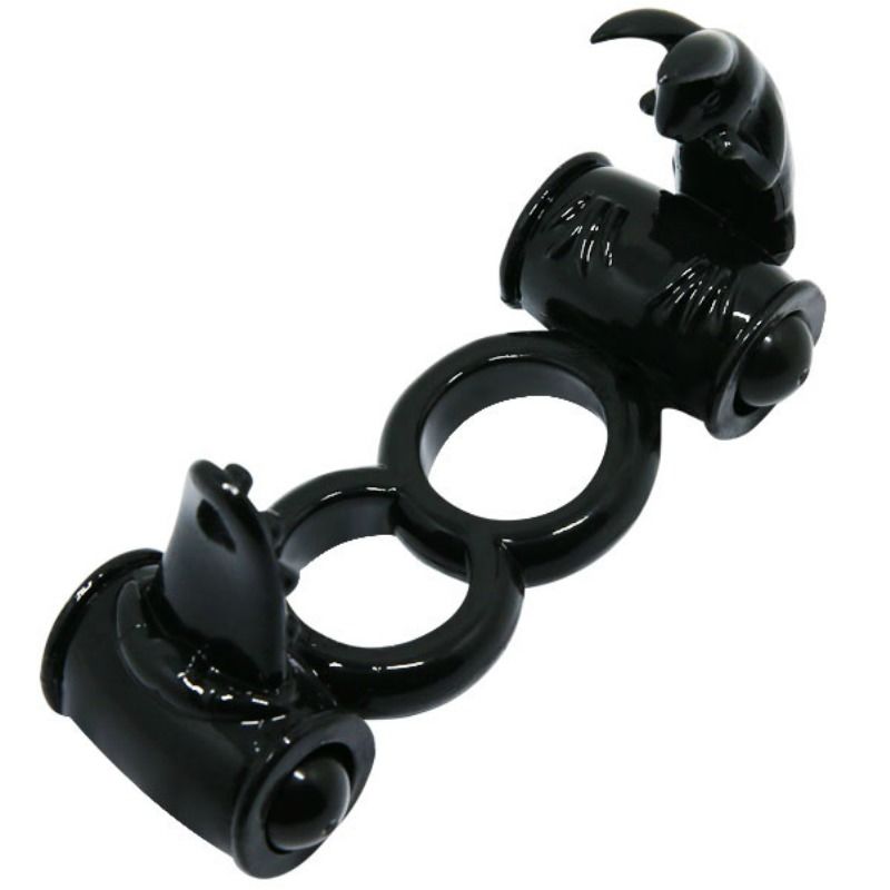 BAILE - ANELLO SWEET ANELLO DOPPIO CON DOPPIO CONIGLIO – Cockring con vibrazione – foto 4