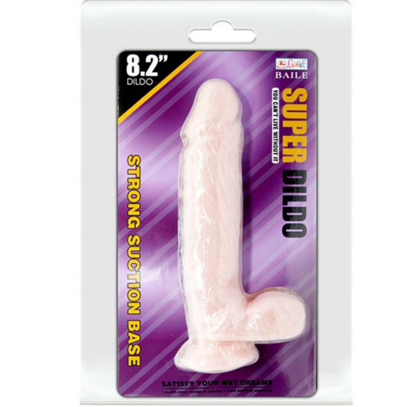 BAILE - DILDO NATURALE SUPER REALISTICO 21.5 CM – Peni realistici – foto 5