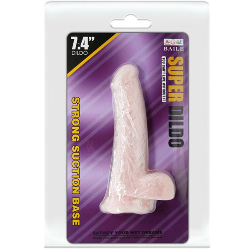 BAILE - DILDO NATURALE SUPER REALISTICO 18.8 CM – Peni realistici – foto 5