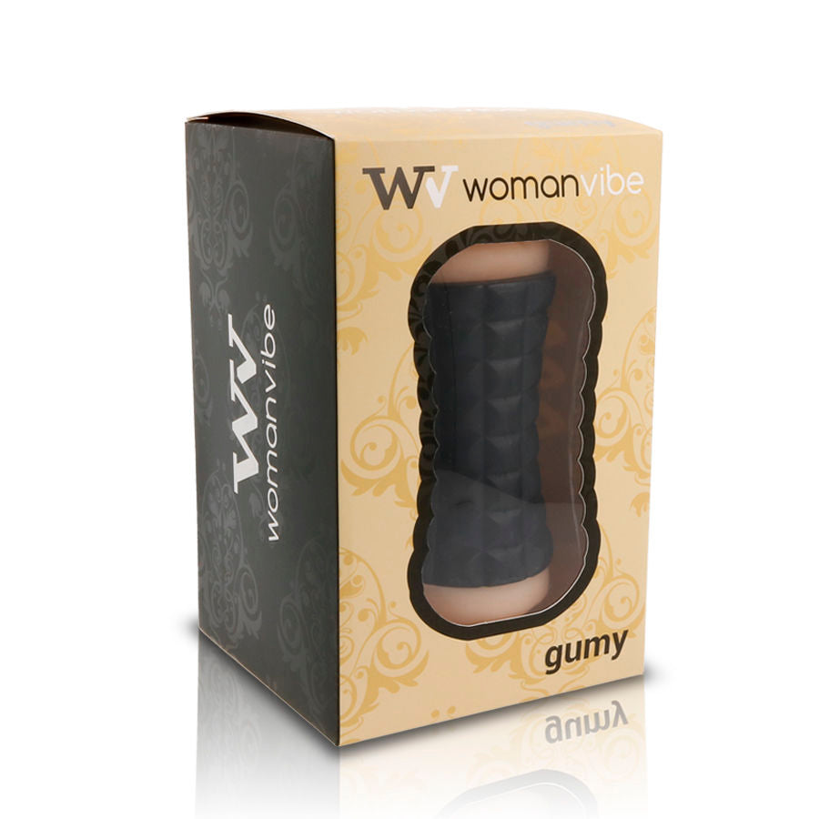 WOMANVIBE - MASTURBATORE WOMANVIBE DOPPIO GOMMOSO – Vagine con vibrazione – foto 4