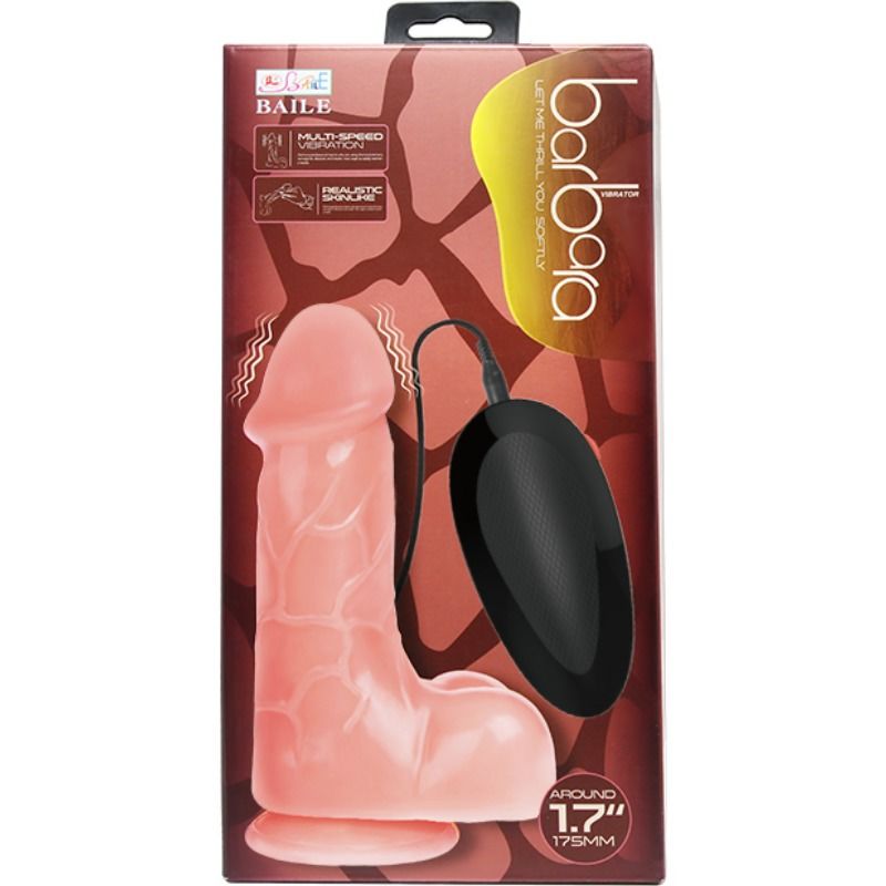 BAILE - VIBRATORE REALISTICO NATURALE BARBARA 21 CM – Telecomando – foto 7