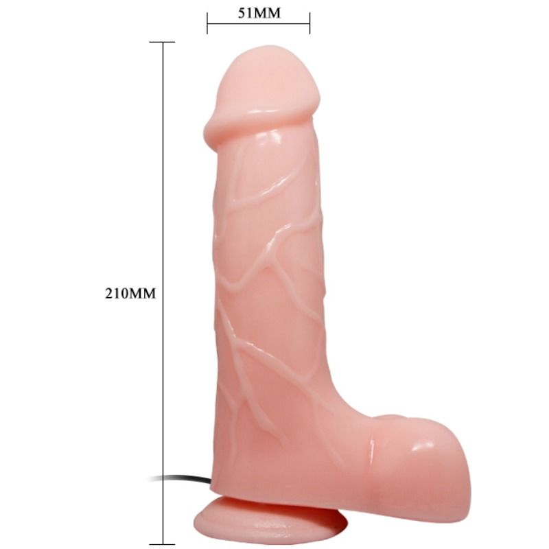 BAILE - VIBRATORE REALISTICO NATURALE BARBARA 21 CM – Telecomando – foto 6