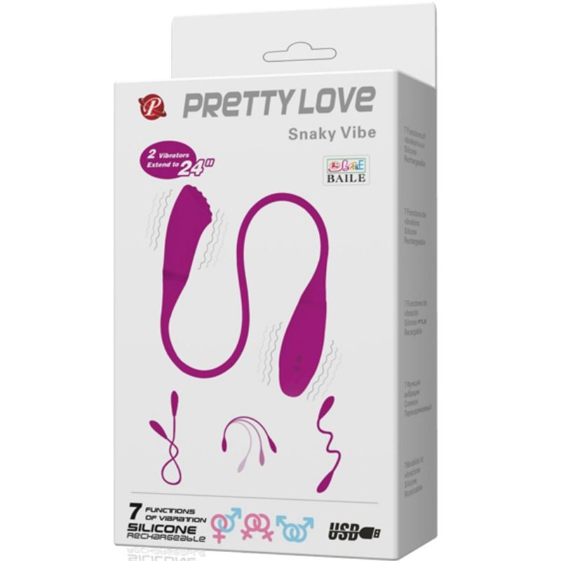 PRETTY LOVE - VIBRATOREPRETTY LOVE - SMART SNAKY VIBE 2 MOTORI – Stimolatori – foto 7
