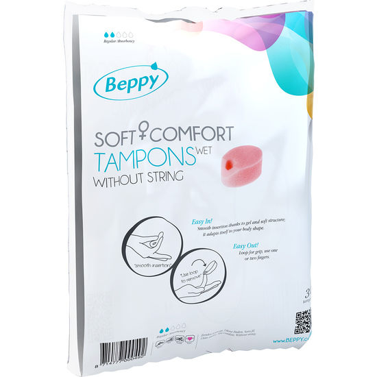 BEPPY - SOFT COMFORT TAMPONI BAGNATI 30 UNITÀ – Tampone igienico