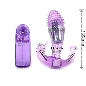 BAILE - STIMOLATORE VAGINALE E ANALE LILLA CON VIBRAZIONE – Vibratori anali – foto 2