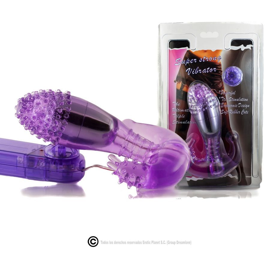 BAILE - STIMOLATORE VAGINALE E ANALE LILLA CON VIBRAZIONE – Vibratori anali – foto 3